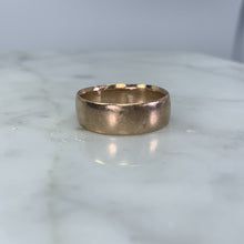 Load image into Gallery viewer, 1908 Gold Wedding Band in Rose Gold. Perfect Stacking Ring. Antique English Estate Jewelry. - Scotch Street Vintage