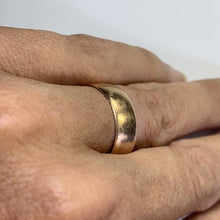 Load image into Gallery viewer, 1908 Gold Wedding Band in Rose Gold. Perfect Stacking Ring. Antique English Estate Jewelry. - Scotch Street Vintage