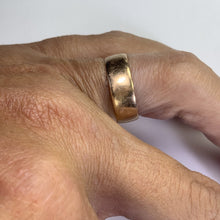 Load image into Gallery viewer, 1908 Gold Wedding Band in Rose Gold. Perfect Stacking Ring. Antique English Estate Jewelry. - Scotch Street Vintage