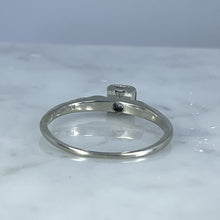 Load image into Gallery viewer, 1920s Art Deco Engagement Ring by Jabel. 14K Gold. April Birthstone. 10 Year Anniversary Gift. Antique. - Scotch Street Vintage