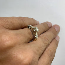 Load image into Gallery viewer, 1940s Diamond Engagement Ring in a 14K Gold Setting. Sustainable Estate Jewelry. - Scotch Street Vintage