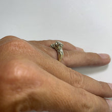 Load image into Gallery viewer, 1940s Diamond Engagement Ring in a 14K Gold Setting. Sustainable Estate Jewelry. - Scotch Street Vintage