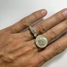 Load image into Gallery viewer, 1940s Diamond Engagement Ring in a 14K Gold Setting. Sustainable Estate Jewelry. - Scotch Street Vintage