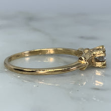 Load image into Gallery viewer, 1940s Diamond Engagement Ring set in 14K Yellow Gold. April Birthstone. 10 Year Anniversary - Scotch Street Vintage