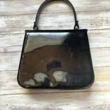 Load image into Gallery viewer, 1950s Black Patent Leather Purse / Handbag. Vintage Saks Fifth Avenue Bag. Gift for a Fashionista. - Scotch Street Vintage