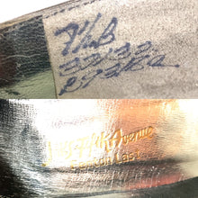 Load image into Gallery viewer, 1960s Black Kitten Heel Pumps in Black Satin with a Lucite Heel. Made for Saks Fifth Avenue. - Scotch Street Vintage