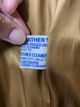Load image into Gallery viewer, 1960s Brown Leather Trench Coat by Altman of Dallas. Bohemian Southwestern Style. - Scotch Street Vintage