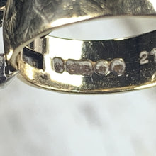 Load image into Gallery viewer, 1960s Etched Gold Wedding Band or Stacking Ring in 9k Yellow Gold. Estate Jewelry. Size 4 1/2. - Scotch Street Vintage