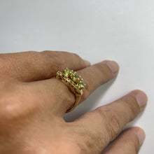 Load image into Gallery viewer, 1960s Peridot Ring in a 14k Yellow Gold Setting. August Birthstone. 16th Anniversary Gift. Estate Jewelry. - Scotch Street Vintage