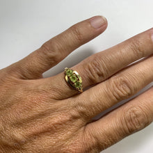 Load image into Gallery viewer, 1960s Peridot Ring in a 14k Yellow Gold Setting. August Birthstone. 16th Anniversary Gift. Estate Jewelry. - Scotch Street Vintage