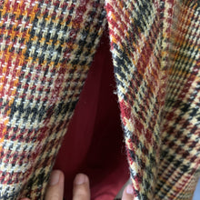 Load image into Gallery viewer, 1960s Wool Houndstooth Plaid Cape and Skirt Suit Set from Kingsley. Equestrian Chic. - Scotch Street Vintage