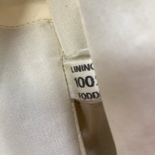 Load image into Gallery viewer, 1970s Cream Wool Sweater Jacket by Eddie Bauer. Zip Up Cardigan with Gray Stripes. Sustainable Clothing. - Scotch Street Vintage