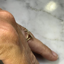 Load image into Gallery viewer, 1970s Gold Butterfly Ring in 10K Yellow and White Gold. Would Make a Wonderful Graduation Gift. - Scotch Street Vintage