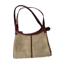 Load image into Gallery viewer, 1970s Straw and Leather Purse by John Romain. Perfect Spring / Summer Bag. - Scotch Street Vintage