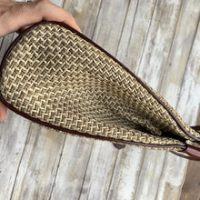 Load image into Gallery viewer, 1970s Straw and Leather Purse by John Romain. Perfect Spring / Summer Bag. - Scotch Street Vintage
