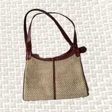 Load image into Gallery viewer, 1970s Straw and Leather Purse by John Romain. Perfect Spring / Summer Bag. - Scotch Street Vintage