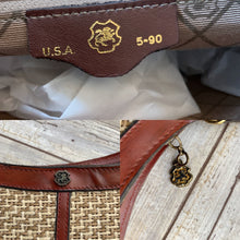 Load image into Gallery viewer, 1970s Straw and Leather Purse by John Romain. Perfect Spring / Summer Bag. - Scotch Street Vintage