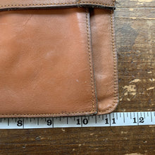 Load image into Gallery viewer, 1970s Tan Leather Clutch in a Envelope Style. Perfect Handbag for Fall. Gift for Her. Sustainable Fashion. - Scotch Street Vintage