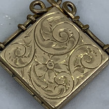 Load image into Gallery viewer, Antique 1910s Yellow Gold Floral Locket. Photo Pendants make Wonderful Heirloom Gifts. - Scotch Street Vintage