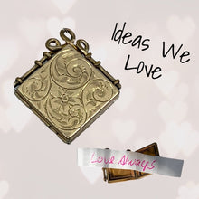 Load image into Gallery viewer, Antique 1910s Yellow Gold Floral Locket. Photo Pendants make Wonderful Heirloom Gifts. - Scotch Street Vintage