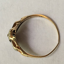 Load image into Gallery viewer, Antique Art Deco Diamond Engagement Ring. 14K Gold Setting. April Birthstone. 10 Year Anniversary Gift. - Scotch Street Vintage