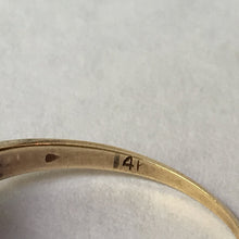 Load image into Gallery viewer, Antique Art Deco Diamond Engagement Ring. 14K Gold Setting. April Birthstone. 10 Year Anniversary Gift. - Scotch Street Vintage