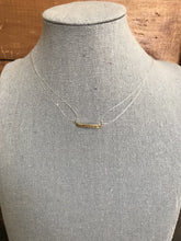Load image into Gallery viewer, Antique Gold Bar Pendant. 14K Yellow Gold. Scroll Design. Upcycled Diaper Pin. Circa 1800s. - Scotch Street Vintage