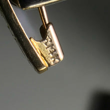 Load image into Gallery viewer, Antique Gold Bar Pendant. 14K Yellow Gold. Scroll Design. Upcycled Diaper Pin. Circa 1800s. - Scotch Street Vintage