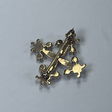 Load image into Gallery viewer, Antique Opal and Enamel Pendant or Brooch in 14k Yellow Gold Floral Design. Perfect Something Old. - Scotch Street Vintage