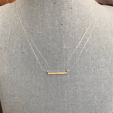 Load image into Gallery viewer, Antique Pearl Bar Pendant. 14K Yellow Gold. June Birthstone. Upcycled Pendant. Circa 1920s. - Scotch Street Vintage