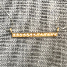 Load image into Gallery viewer, Antique Pearl Bar Pendant. 14K Yellow Gold. June Birthstone. Upcycled Pendant. Circa 1920s. - Scotch Street Vintage