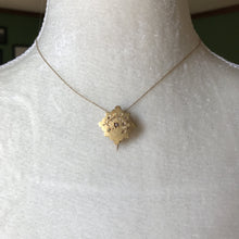 Load image into Gallery viewer, Antique Pendant or Brooch with a Seed Pearl Floral Design in 18k Gold. Repurposed Jewelry. - Scotch Street Vintage