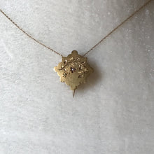 Load image into Gallery viewer, Antique Pendant or Brooch with a Seed Pearl Floral Design in 18k Gold. Repurposed Jewelry. - Scotch Street Vintage