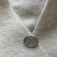 Load image into Gallery viewer, Antique Sterling Silver Brooch with Engraved River City Scene. Perfect for a Pendant. 25th Anniversary. - Scotch Street Vintage