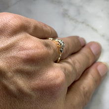 Load image into Gallery viewer, Art Deco Diamond Engagement Ring in 14K Gold. Unique Engagement Ring. 1920s Proposal Ring - Scotch Street Vintage