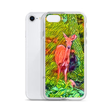 Load image into Gallery viewer, Deer in the Woods iPhone Case. Animated Woodland Photograph Protective Cover. Nature Lovers Gift. - Scotch Street Vintage