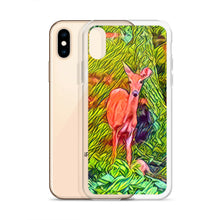 Load image into Gallery viewer, Deer in the Woods iPhone Case. Animated Woodland Photograph Protective Cover. Nature Lovers Gift. - Scotch Street Vintage
