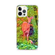 Load image into Gallery viewer, Deer in the Woods iPhone Case. Animated Woodland Photograph Protective Cover. Nature Lovers Gift. - Scotch Street Vintage