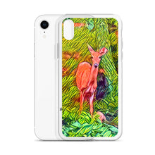 Load image into Gallery viewer, Deer in the Woods iPhone Case. Animated Woodland Photograph Protective Cover. Nature Lovers Gift. - Scotch Street Vintage
