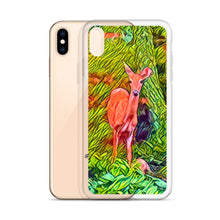 Load image into Gallery viewer, Deer in the Woods iPhone Case. Animated Woodland Photograph Protective Cover. Nature Lovers Gift. - Scotch Street Vintage