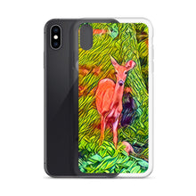 Load image into Gallery viewer, Deer in the Woods iPhone Case. Animated Woodland Photograph Protective Cover. Nature Lovers Gift. - Scotch Street Vintage