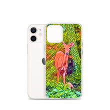 Load image into Gallery viewer, Deer in the Woods iPhone Case. Animated Woodland Photograph Protective Cover. Nature Lovers Gift. - Scotch Street Vintage