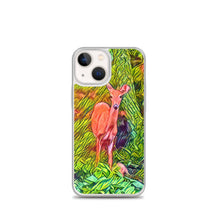 Load image into Gallery viewer, Deer in the Woods iPhone Case. Animated Woodland Photograph Protective Cover. Nature Lovers Gift. - Scotch Street Vintage