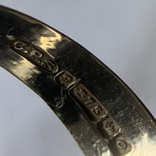 Load image into Gallery viewer, Diamond Gold Wedding Band or Thumb Ring in 9k Yellow Gold. Estate Jewelry. Circa 1969. Size 5. - Scotch Street Vintage