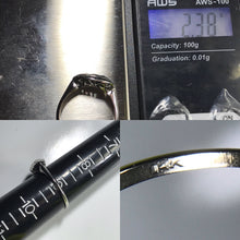 Load image into Gallery viewer, Diamond Shield Cluster Ring. 14K White Gold. April Birthstone. 10 Year Anniversary. - Scotch Street Vintage