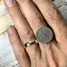 Load image into Gallery viewer, Gold Wedding Band or Stacking Ring in 9k Yellow Gold. Antique Estate Jewelry Circa 1900s. - Scotch Street Vintage