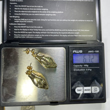 Load image into Gallery viewer, Vintage Snake Drop Earrings by Whiting Davis from the 1970s. Trending Fashion Statement Jewelry.