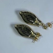 Load image into Gallery viewer, Vintage Snake Drop Earrings by Whiting Davis from the 1970s. Trending Fashion Statement Jewelry.