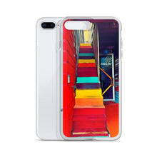 Load image into Gallery viewer, iPhone Case of Rainbow Stairway in James WV. Artistic Photo Digital Art Phone Protector - Scotch Street Vintage