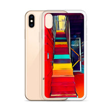 Load image into Gallery viewer, iPhone Case of Rainbow Stairway in James WV. Artistic Photo Digital Art Phone Protector - Scotch Street Vintage